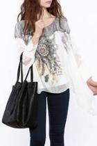  Silver Embellished Top