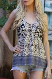  Criss-cross Front Blouse