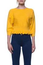  Marigold Ruffle Sweater