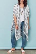  Printed Scarf Cover-up
