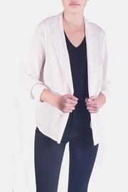  Fitted Satin Blazer