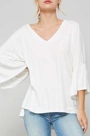  Dolman Ruffle Top