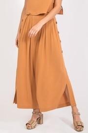  Flowy Button Detail Pant