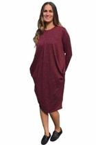  Pleated Slouch Dress