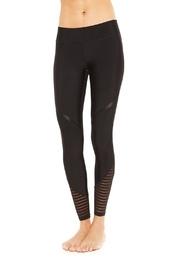  Stiped Mesh Leggings