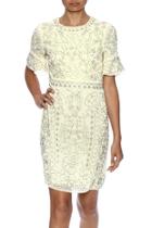  Georgette Sequin Sheath Dress