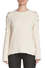  Slit Shoulder Sweater