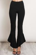  Ruffle Jersey Pants