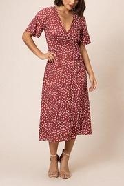  Floral-print Wrap Midi-dress