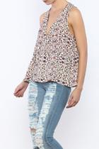  Creme Floral Top