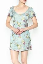  Floral Jacquard Dress