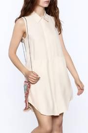  Beige Silk Dress