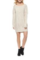  Speckled Sweater Dress