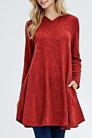  Rust Hooded Tunic