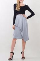  Ruffle Wool Skirt