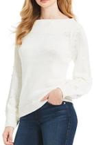  Pearled White Sweater