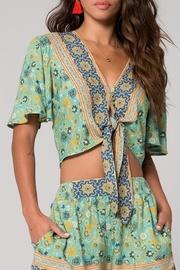  Print Tie Front
