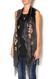  Embellished Fringe Vest