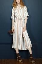  Tie Striped Maxi