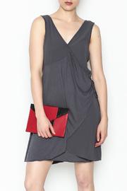 Charcoal Wrap Dress