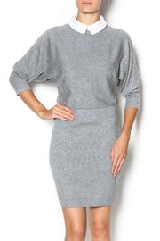  Collared Sweater Dress