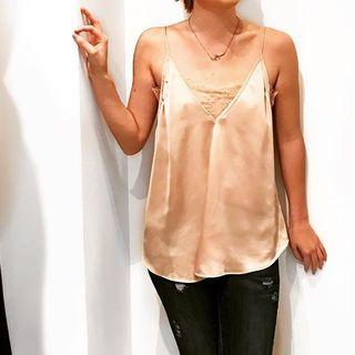  Satin Lace Tank
