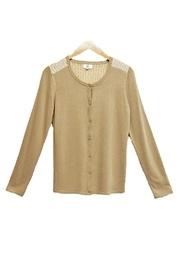  Tan Lace Sweater