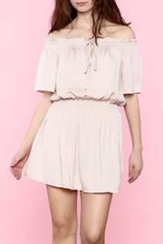 Blush Off Shoulder Dress