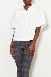  Jade Pleated Button Down
