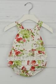 Red Flower Romper