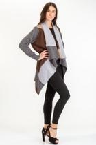  Patchwork Relaxed Cardigan