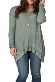  Ruffle Hem Top