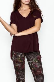  V Neck Chiffon Top