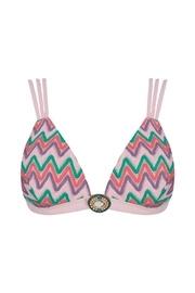  Blush Triangle Bikini Top