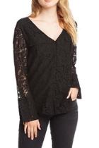  Lace Shirttail Top