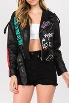  Doodle Vegan Jacket