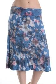  Clouds Tie-dye Midi-skirt
