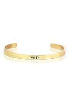  Gold Wifey Bracelet