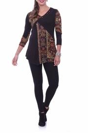  Dark Floral Tunic