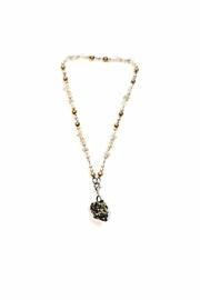  Pearl Pyrite Necklace