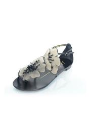  Black Floral Sandal