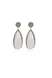  Moonstone Teardrop Earrings