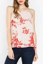  Rosy Halter Top