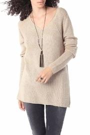  Mesh Inset Sweater