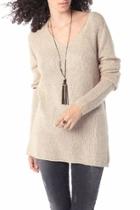  Mesh Inset Sweater