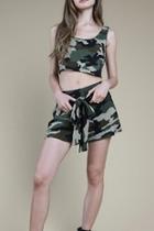  Camo Short Set