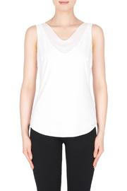  Sheer Drape Neck Cami