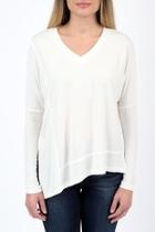  Ribbed Detail Top