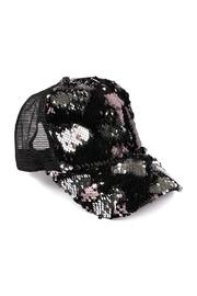  Two-tone-sequin Baseball Cap