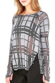  Plaid Burnout Tee